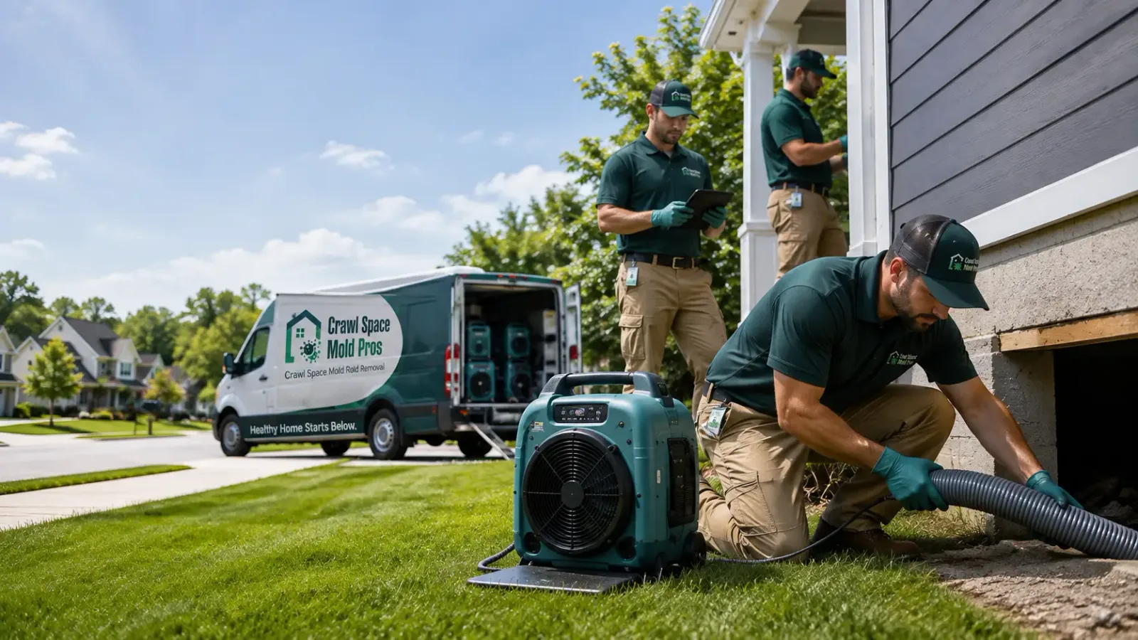 Crawl Space Mold Removal in Harrison, NJ
